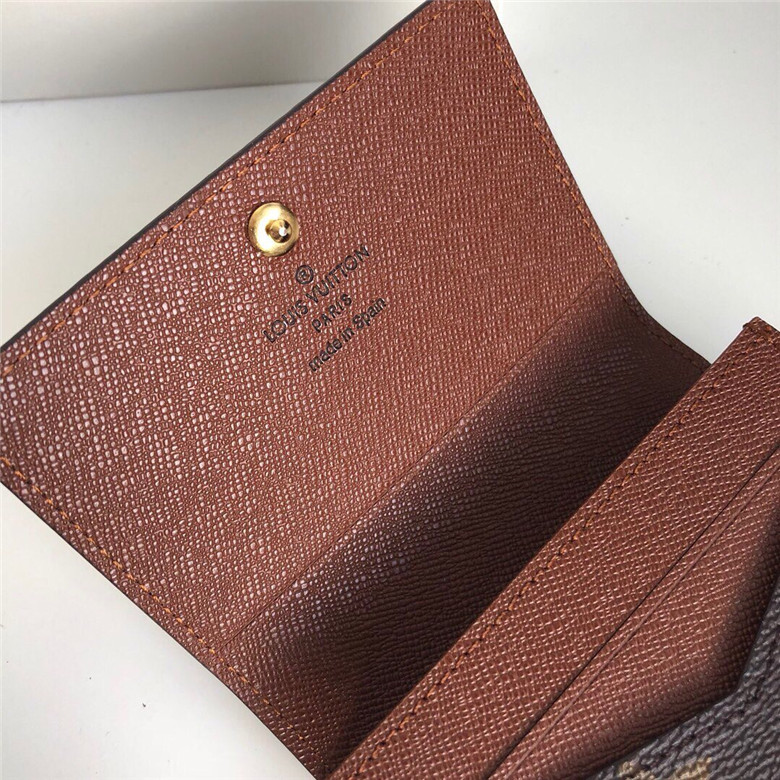 LOUIS VUITTON LOUIS VUITTON Enveloppe Carte de visite Name Card Holder  M63801 Monogram Unisex M63801