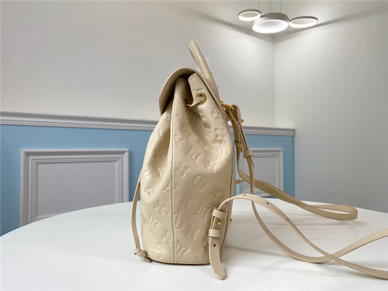 M45397 Louis Vuitton 2020 Monogram Empreinte Montsouris Backpack-Cream