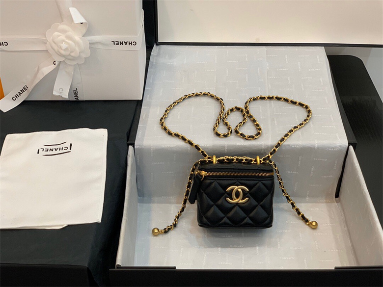 Chanel AP2292 B06092 94305 双金球小号链条化妆包- 顶奢网