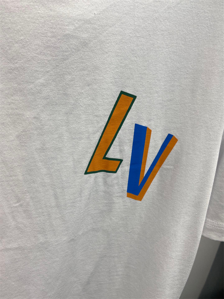 Louis Vuitton Lvxnba Front-And-Back Letters Print T-Shirt (1A8X8R)