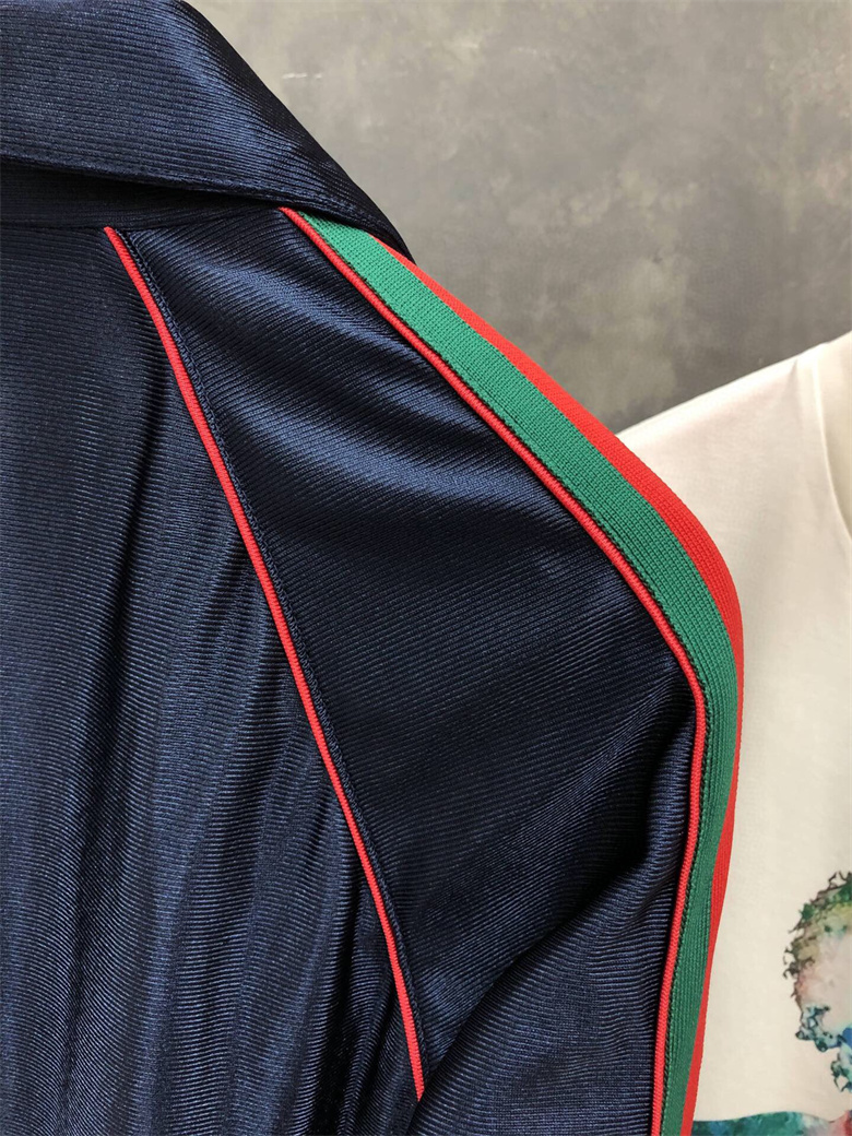 Gucci  XJDF1  闪亮针织面料织带夹克  顶奢网