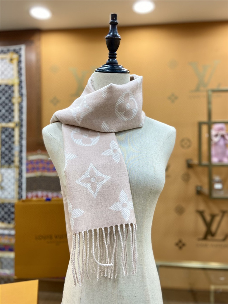 Louis Vuitton Simply lv scarf (M76965, M76964, M76963, M76966)