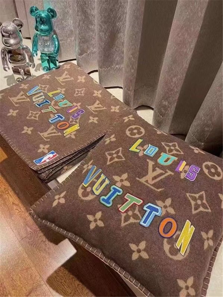 Louis Vuitton LVxNBA Letters Blanket