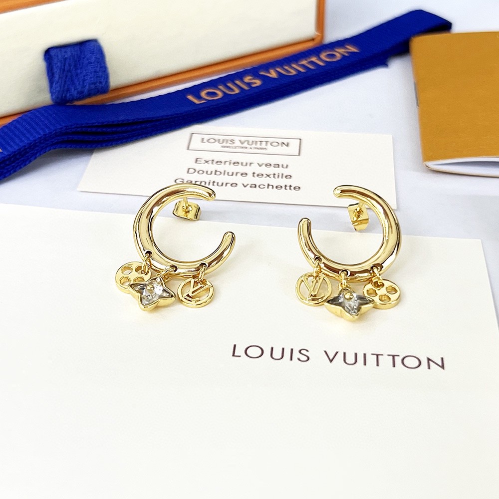 Louis Vuitton My Blooming Strass Earrings (M00604)