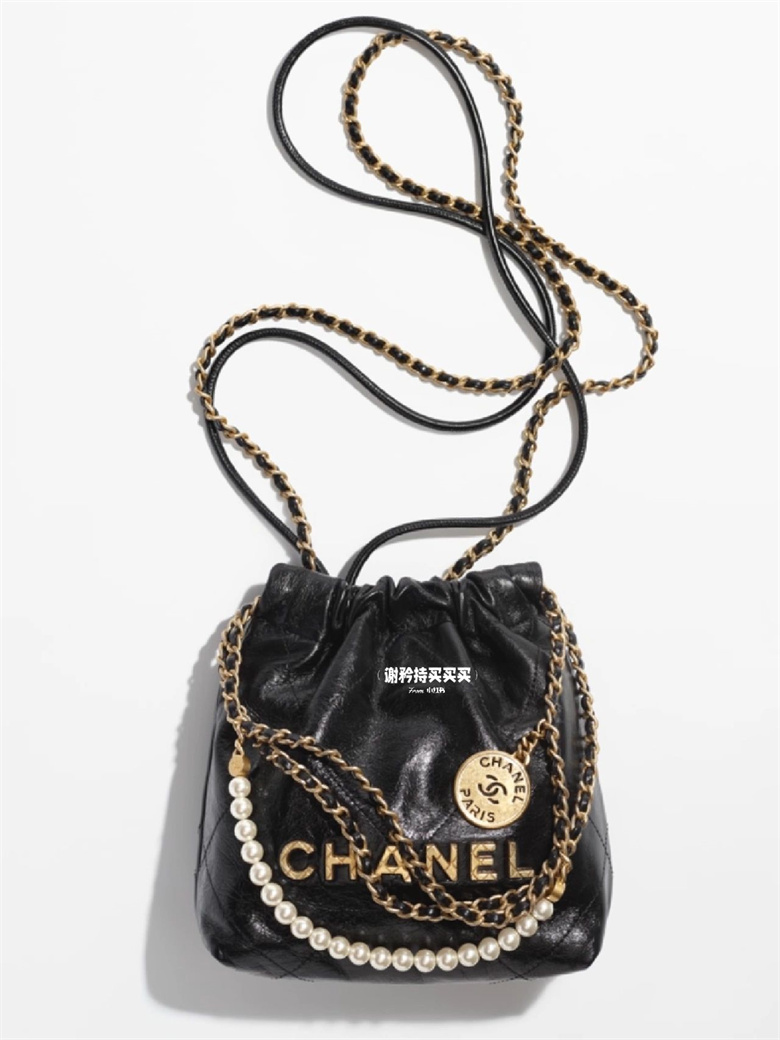 Chanel 23S春夏 22bag珍珠迷你手袋